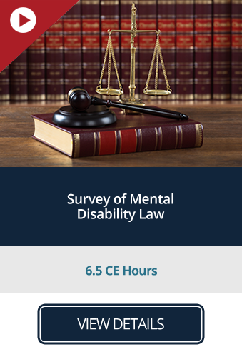 Survey of Mental Disability Law